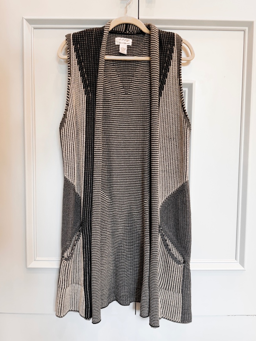M.S.S.P (Max Studio) long vest/duster with pockets